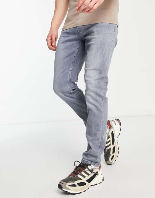 Only & Sons - Jeans slim lavaggio blu grigio