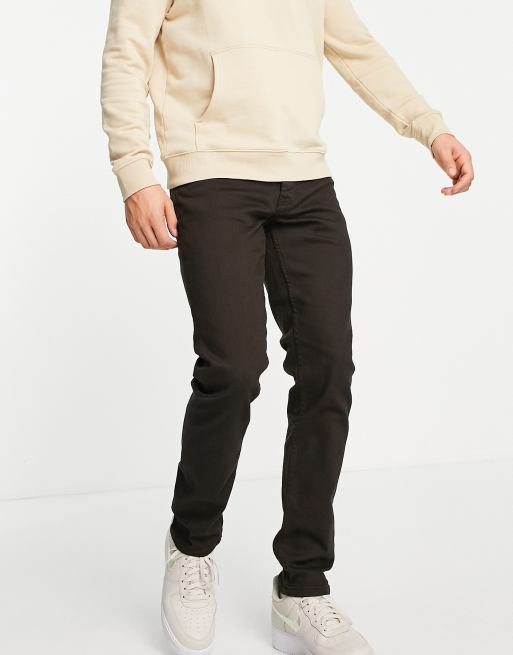 Only & Sons – Jeansy o obcisłym kroju w kolorze khaki