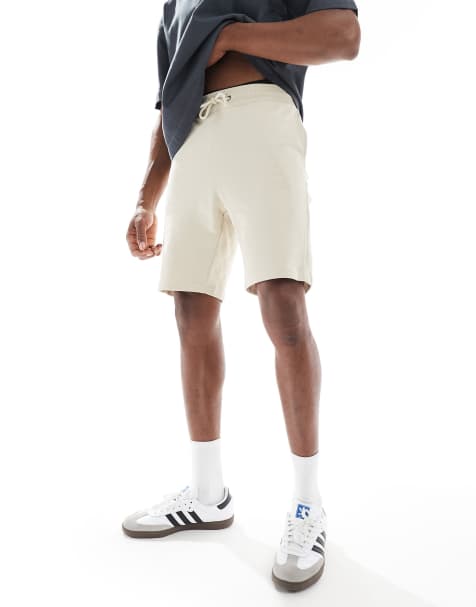 ONLY & SONS jersey shorts in beige - view 1