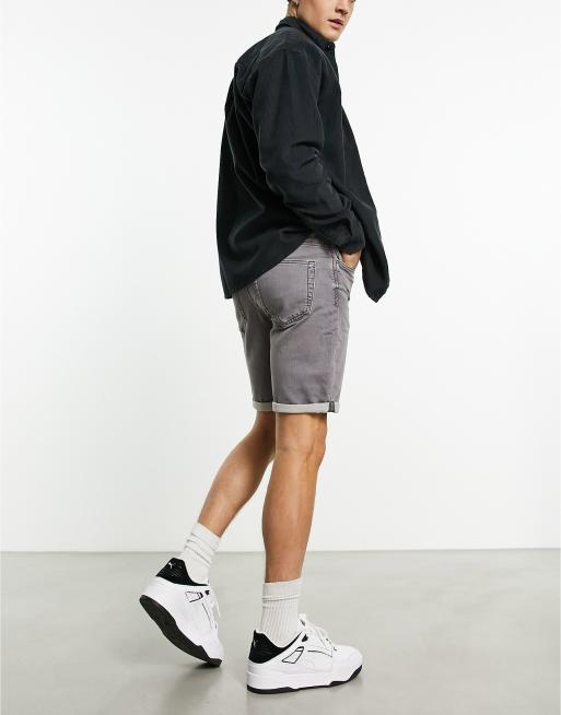 Grey and black on sale shorts