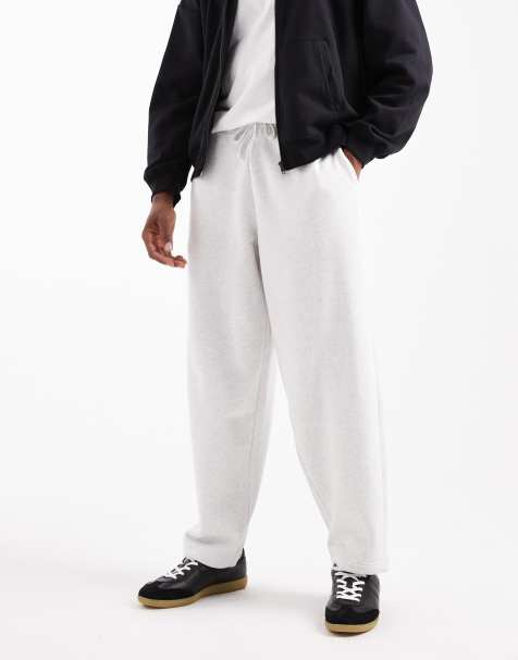 ONLY & SONS - Joggingbroek met losse pasvorm in lichtgrijs - view 1