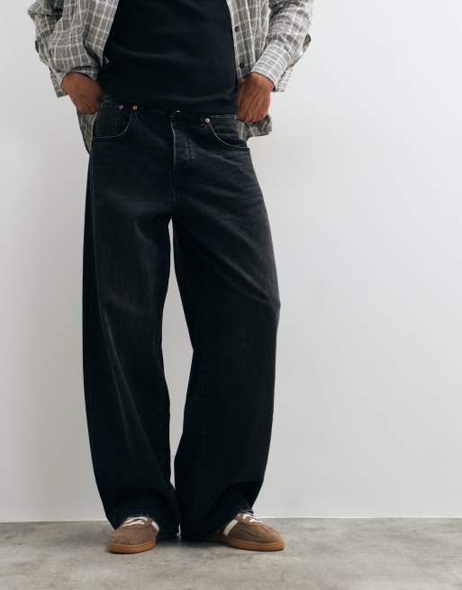 ONLY & SONS Kayce barrel fit jeans i sort denim, 2 af 5