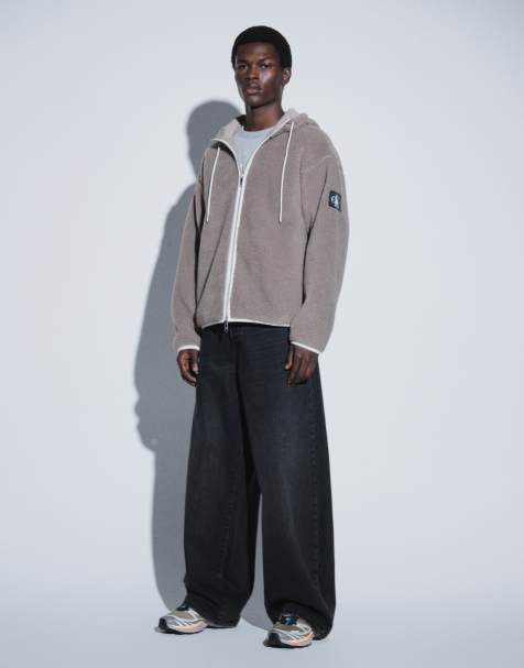 ONLY & SONS Kayce barrel fit jeans in zwart denim - view 1