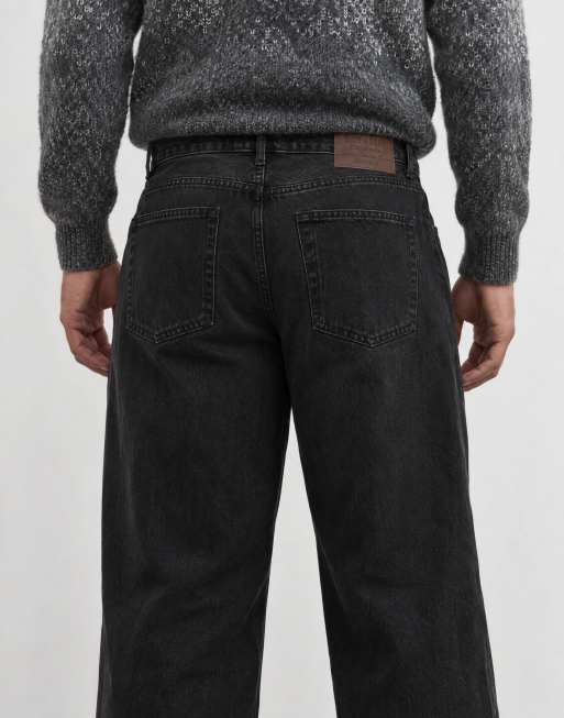 ONLY & SONS Kayce barrel fit jeans in zwart denim, 10 van 14