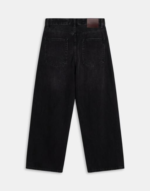 ONLY & SONS Kayce jeans barrel fit w czarnym denimie, 7 z 14
