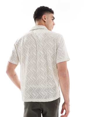 ONLY & SONS LACE RESORT SHIRT