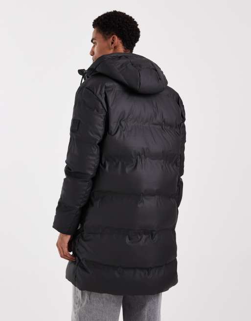 ONLY & SONS - Lange pufferjas in zwart, 3 van 5