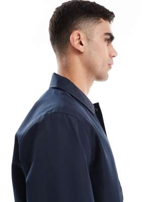 Only & Sons Lightweight Coat In Navy
