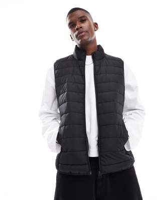 lightweight vest in black