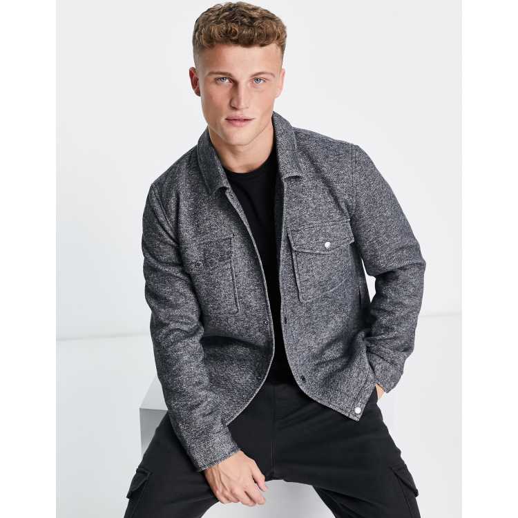 Dark grey outlet jacket