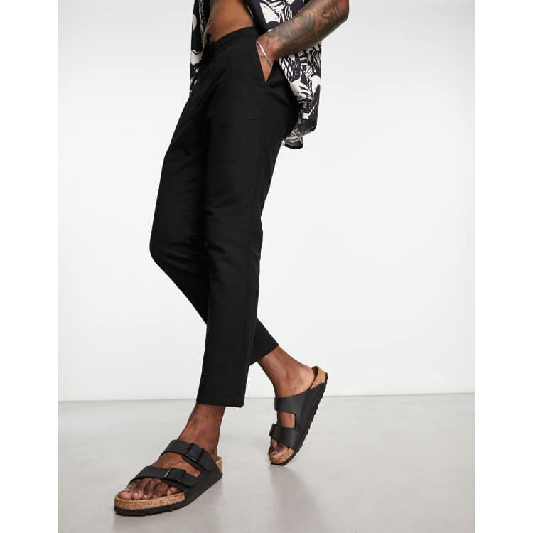 新品未使用 MAATEE&SONS WORK PANTS BLK LINEN 204401832-1-black?$n_750w$&wid
