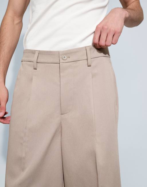 ONLY & SONS – Locker geschnittene, elegante Bermudashorts in Beige, 5 von 9