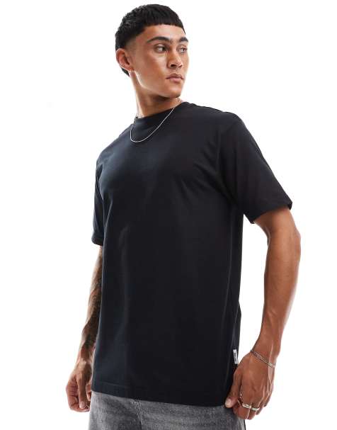 Only & Sons – Locker geschnittenes T-Shirt in Schwarz - view 1