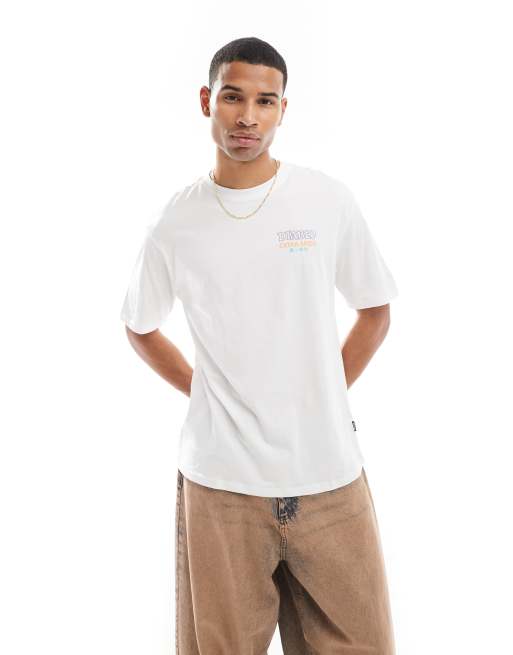 ONLY & SONS – Locker geschnittenes T-Shirt in Weiß mit Diablo-Rückenprint, 2 von 4