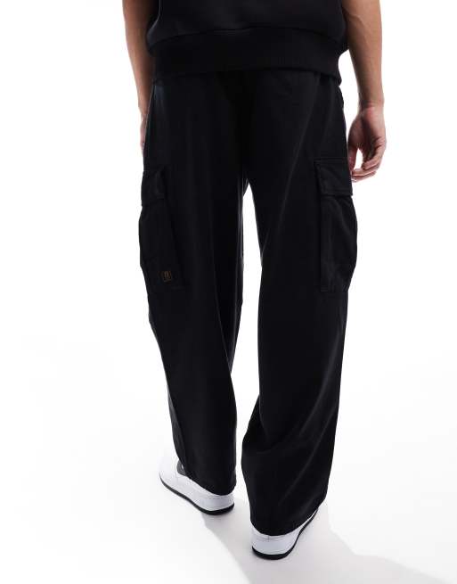 Only & Sons – Locker sitzende Cargo-Hose in Schwarz, 2 von 5
