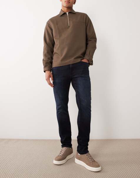 ONLY & SONS Loom slim fit jeans in blue blackwash