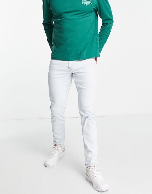Only & Sons - Loom - Elastiske slim fit jeans i bleget vask