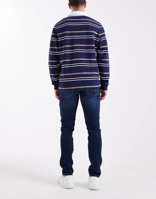 Only & Sons - Loom - Jean slim - Bleu foncé délavé, 2 de 5