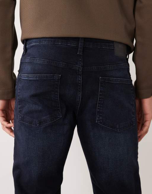 Only & Sons - Loom - Jean slim - Bleu noir délavé, 5 de 5