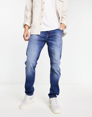Blu w30 ONLY & SONS Pantaloncini jeans MODA UOMO Jeans Consumato sconto 52% 