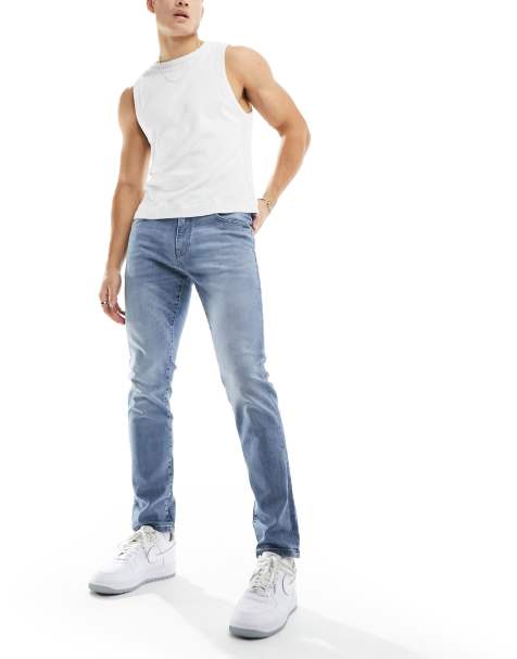 Only & Sons - Loom - Jeans slim lavaggio grigio blu - view 1