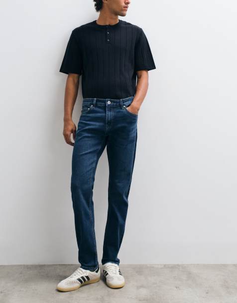 ONLY & SONS Loom slim fit jeans i mörk denim - view 1
