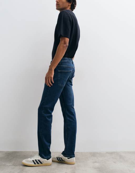 ONLY & SONS Loom slim fit jeans i mørkeblå rinse, 3 af 5