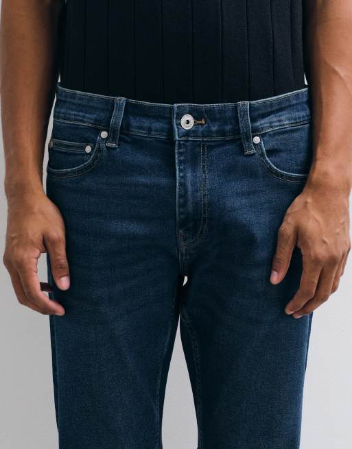 ONLY & SONS Loom slim fit jeans i mørkeblå rinse, 5 af 5
