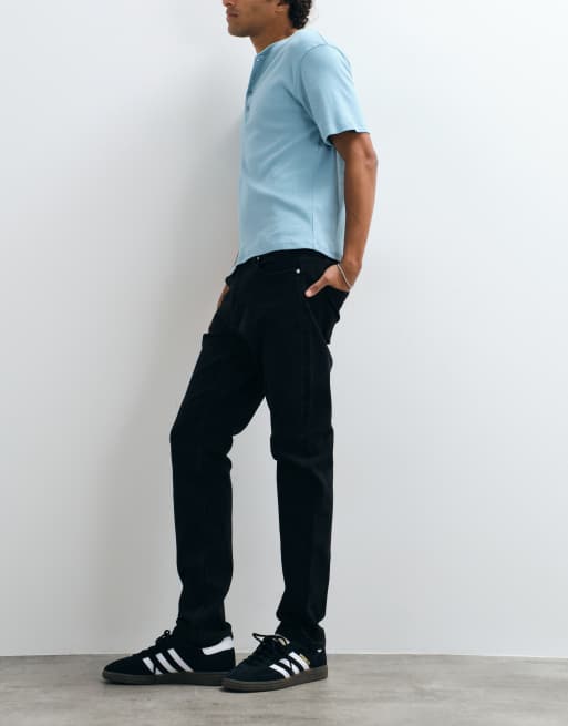 ONLY & SONS Loom slim fit jeans in black, 4 of 5