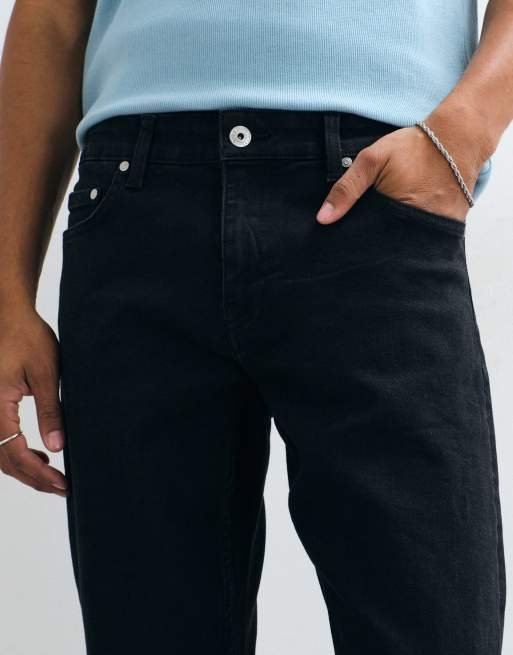 ONLY & SONS Loom slim fit jeans in black, 5 of 5