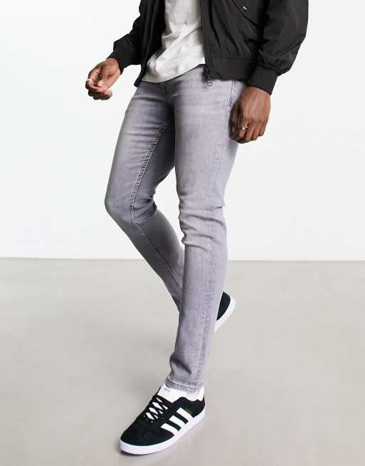 Only & Sons Loom slim jeans in gray wash | ASOS