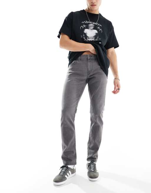 Only & Sons Loom slim fit jeans in gray wash, 4 of 5