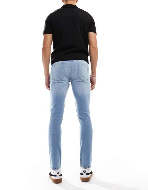 Only & Sons - Loom - Slim-fit jeans in lichte wassing, 2 van 5