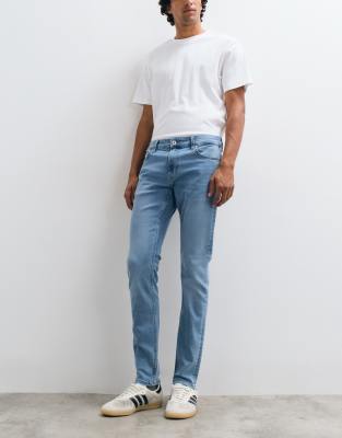 Only & Sons Loom Slim Fit Jeans In Blue