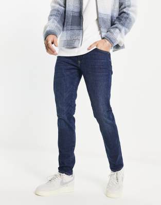 ONLY & SONS Loom slim fit jeans in mid wash