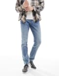 [ONLY & SONS] ONLY & SONS Loom slim fit jeans in vintage blue wash W30 L32 Med Blue Tinted