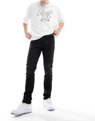 Only & Sons Loom Slim Fit Jeans In Black
