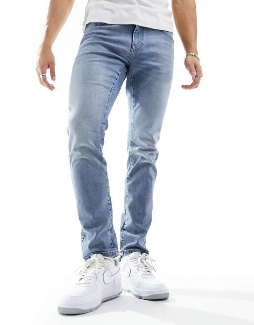 ONLY & SONS Loom slim jeans in blue grey wash, 4 of 5