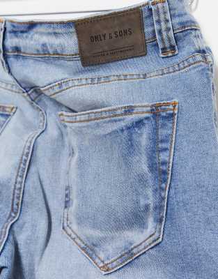 only & sons loom slim fit jeans