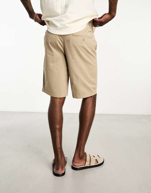 Relaxed fit chino store shorts