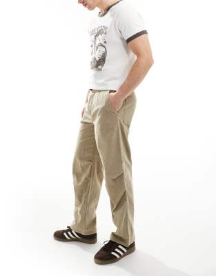 ONLY & SONS loose fit cord trouser in beige - view 1