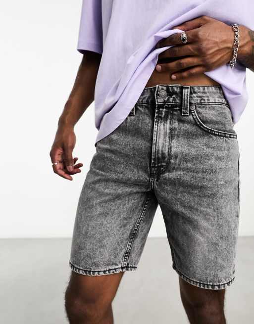 Loose Fit Denim Shorts