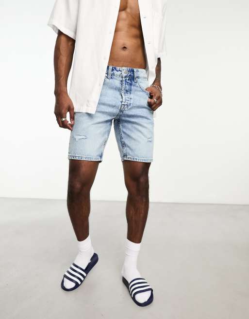 asos mens denim shorts