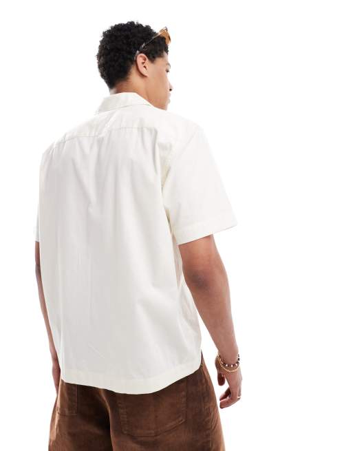 ONLY & SONS – Loose Fit Hemd in Wollweiß mit Stickerei, 3 von 4