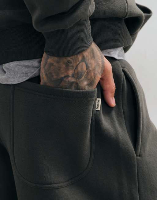 ONLY & SONS loose fit joggers in deep grey, 4 of 5