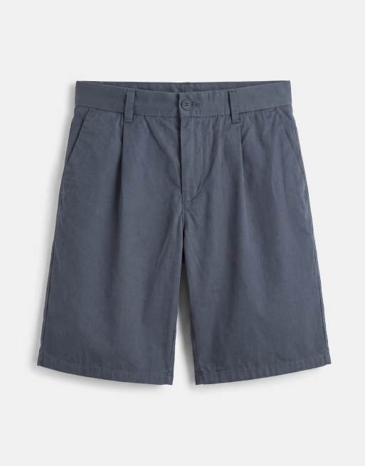 ONLY & SONS – Loose-Fit-Shorts in Anthrazit mit Bundfalten, 6 von 9
