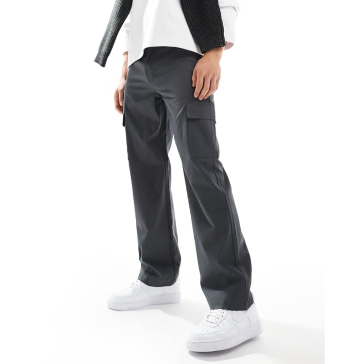 ★Odd Studio★ Velor Sporty Track Cargo Pants CHARCOAL Studio Track Pants Charcoal – BLACKTAILOR