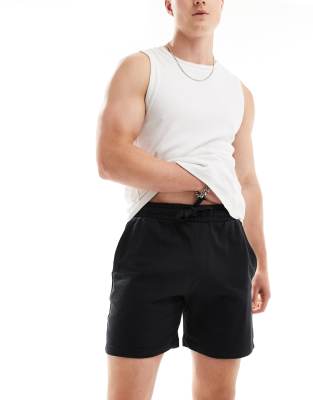 Only & Sons Loose Fit Sweat Short In Black