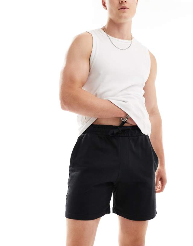 ONLY & SONS - loose fit sweat short in black