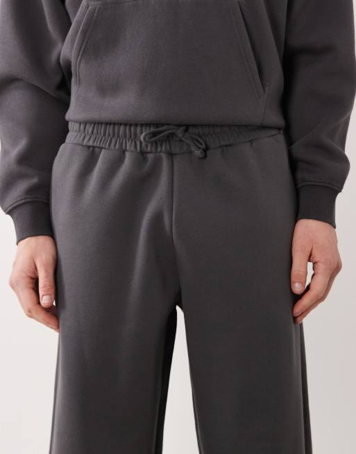 ONLY & SONS loose fit sweatpants in charcoal - part of a set, 4 of 5